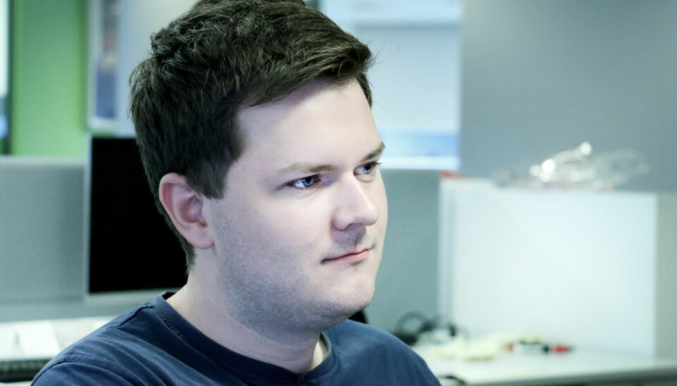 Vegard Norvik synes det var lett å lære React Native. Foto: Ole Petter Baugerød Stokke