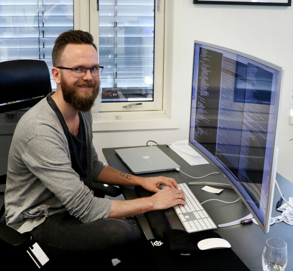 Alfred Bratterud startet IncludeOS på Høyskolen i Oslo og Akershus. 📸: Jørgen Jacobsen