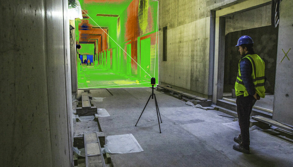 Imerso spesialiserer seg på bruk av laserskanning av bygg under oppføring. For å tilby løsningene sine i nettleseren bruker de WebAssembly. 📸: Imerso
