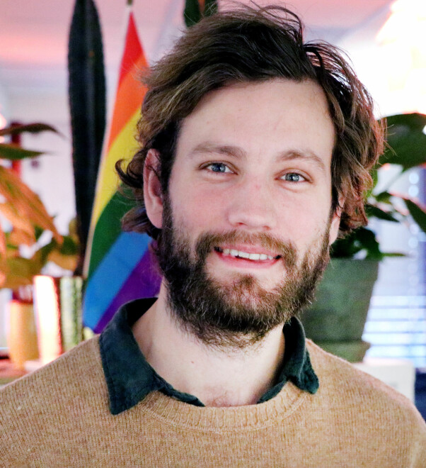 Adrian Tingstad Husby startet Krillbite for å gjøre ferdig bachelor-oppgaven deres, som ble spillet Among the Sleep. 📸: Ole Petter Baugerød Stokke