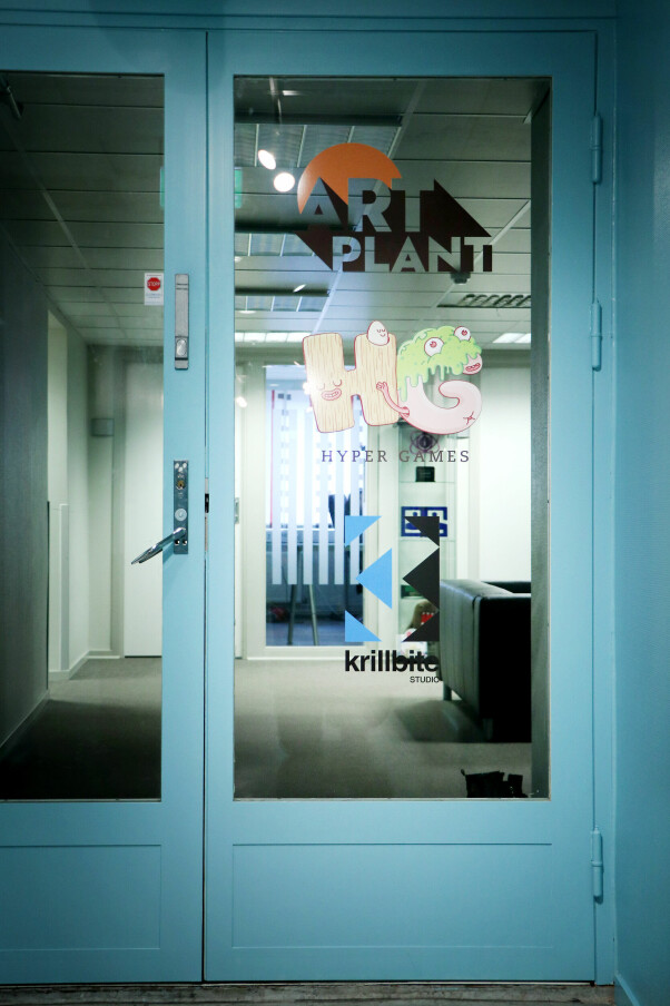 Krillbite sitter i lokaler sammen med to andre norske spillselskaper; Artplant, nylig oppkjøpt av svenske Toadman, og Hyper Games, en avlegger fra byrået Hyper. 📸: Ole Petter Baugerød Stokke