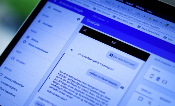 Actions for Google brukes til å teste, registrere og deploye appen din. Slik at den er tilgjengelig i Google Assistant og Google Home. 📸: Ole Petter Baugerød Stokke