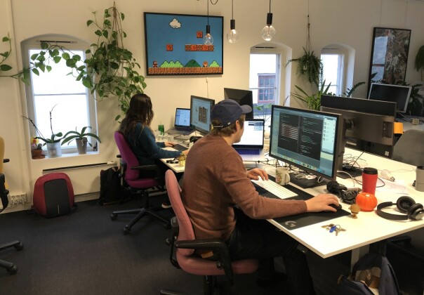 Slik ser det ut i lokalene rundt Håkon Bogen hos Beining & Bogen. 📸: Håkon Bogen