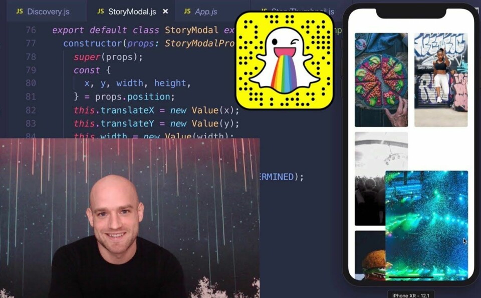 Snapchat Discovery - “Can it be done in React Native?” (Using Reaminated)
