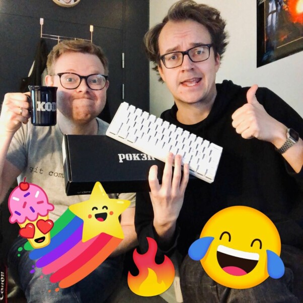 Kodekopper trekker vi hver dag, mens førstepremien blir trukket blant dem med flest poeng. De kan vinne et POK3R mekanisk tastatur verdt 1.500 kroner! 📸: Ole Petter Baugerød Stokke