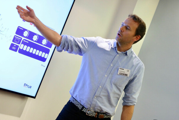 Prosjektleder Andreas Tryti fra Webstep tror det er flere grunner til at open source har hjulpet Entur-prosjektet. 📸: Webstep