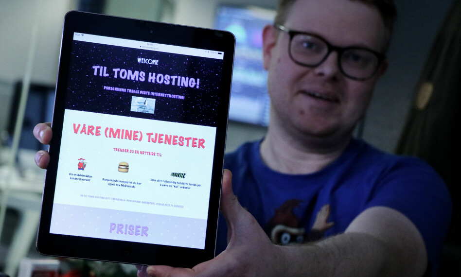 Tomshosting.no var en del av julekalenderen på kode24.no. 📸: Ole Petter Baugerød Stokke
