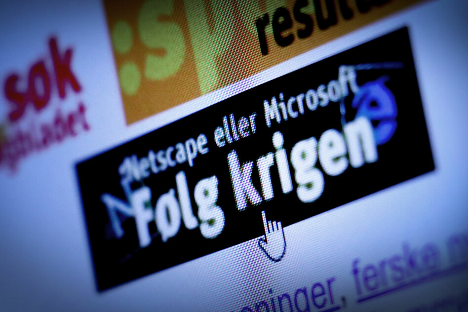Hos dagbladet.no kunne man på slutten av 90-tallet følge nettleser-krigen hver eneste dag. 📸: Ole Petter Baugerød Stokke
