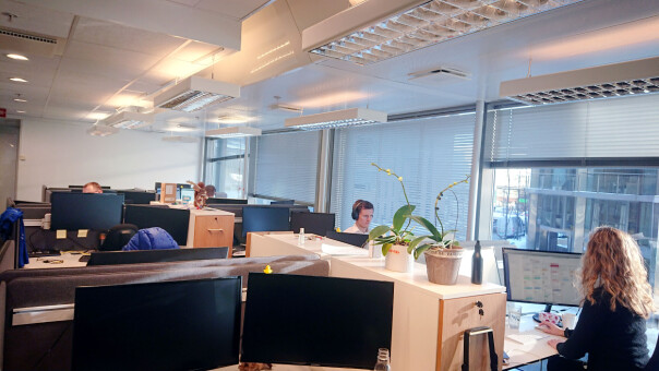 Slik ser det ut i lokalene rundt Ukas Koder Marte Tårnes i Capgemini. 📸: Privat