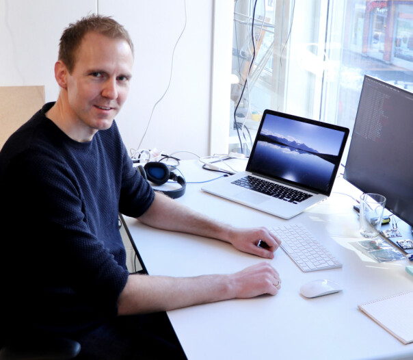 Seniorutvikler Christian Schwarz berømmer Ruby for sitt produktive miljø. 📸: Jørgen Jacobsen