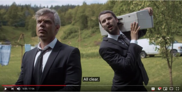 A very light and portable IBM Portable Personal Computer (screenshot from the movie).