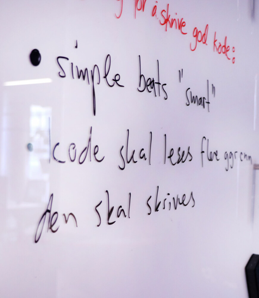 Simple beats 'smart' er nok et slagord flere utviklere bør ta til seg. 📸: Jørgen Jacobsen