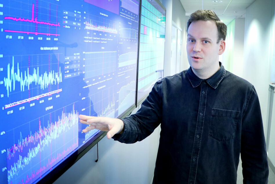 Ørjan Ommundsen teknisk leder for devops-teamet hos Aller. 📸: Ole Petter Baugerød Stokke