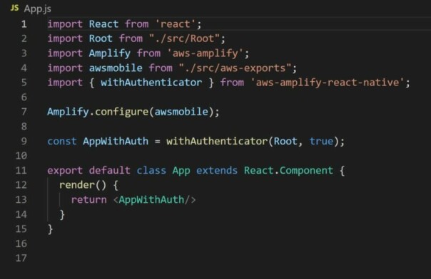 Making a mobile app with React Native and AWS Amplify