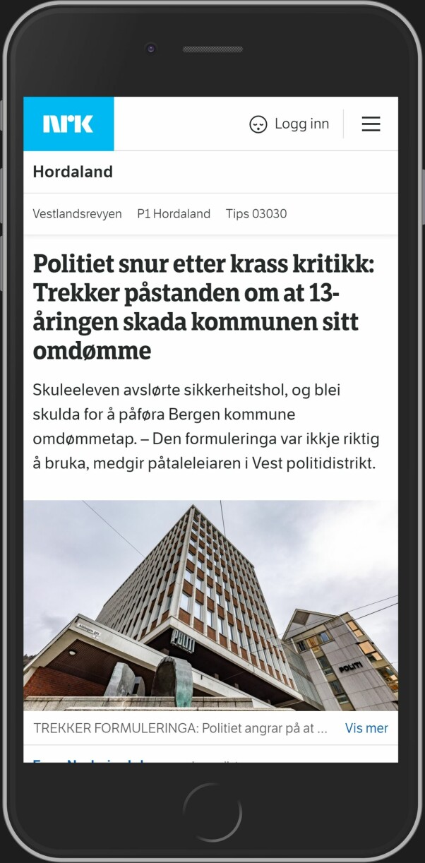 Saken har tatt mange vendinger, som da politiet gikk ut og beklaget at de brukte omdømmetap som begrunnelse for inndragelse av datautstyr.