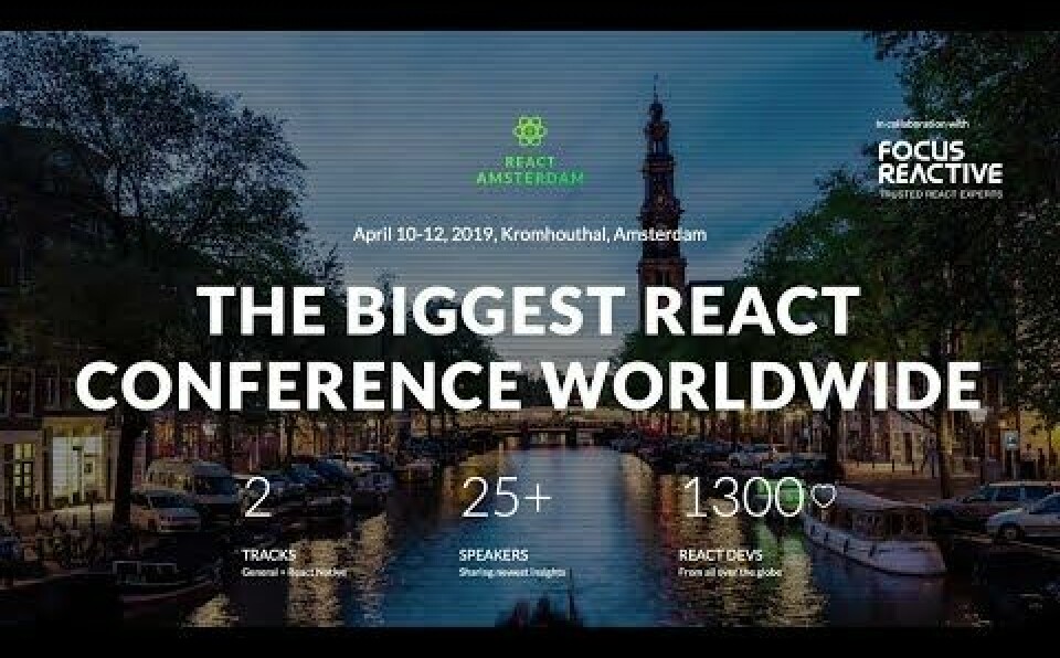 React Amsterdam 2019 - React Native Track