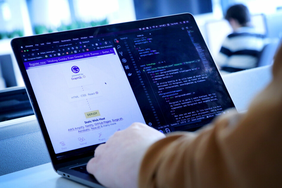Det gikk helt fint å bruke Gatsby, helt til vi skulle prøve oss på GraphQL. 📸: Jørgen Jacobsen