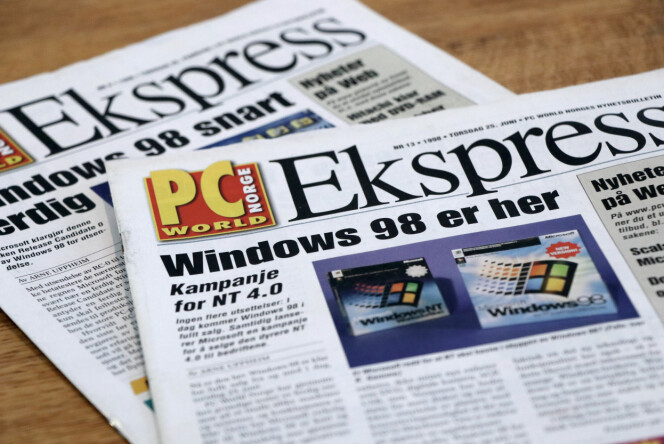 'Windows 98 er her!'. 📸: Ole Petter Baugerød Stokke