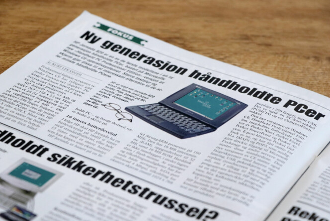 Håndholdte PC-er i 1998. 📸: Ole Petter Baugerød Stokke