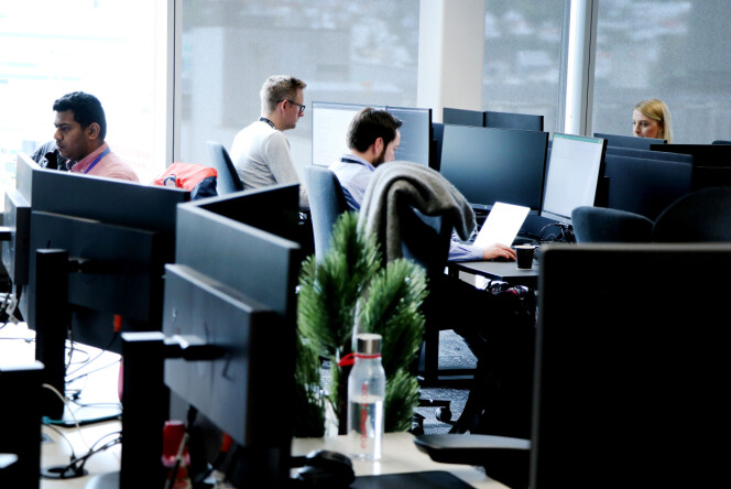 Det er åpne kontorlandskaper som gjelder i Media City, hvor TV 2 holder til sammen med blant annet NRK. 📸: Ole Petter Baugerød Stokke