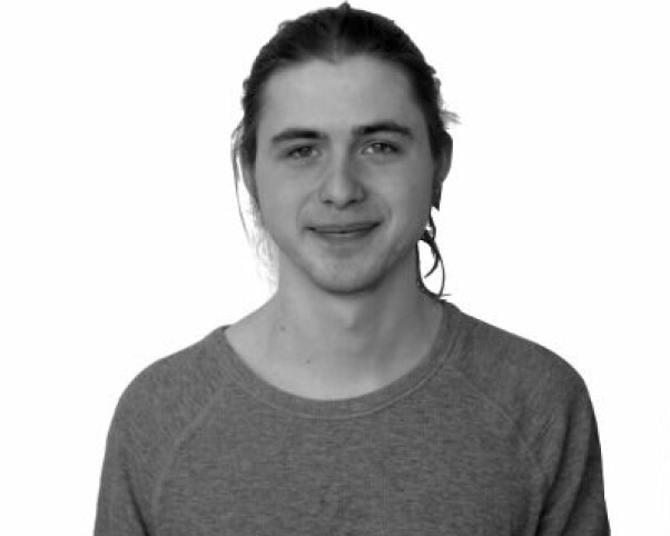 Tobias studerer i Taiwan, og måtte lage sin egen nettside for kurs på studiet. 📸: Privat
