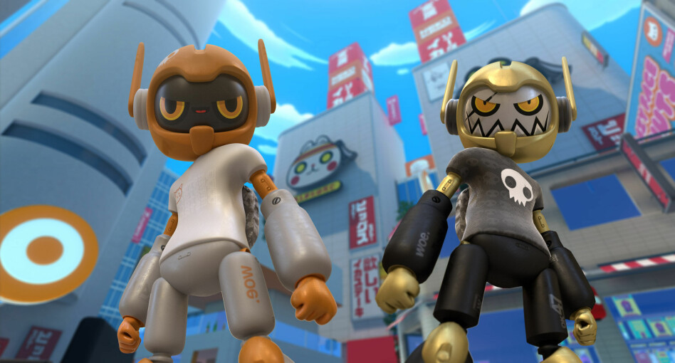 VR-spillet Woeful Woebots foregår i framtidas Japan, og lisensieres av VR-arkader over hele verden. 📸: Bård Hole Standal