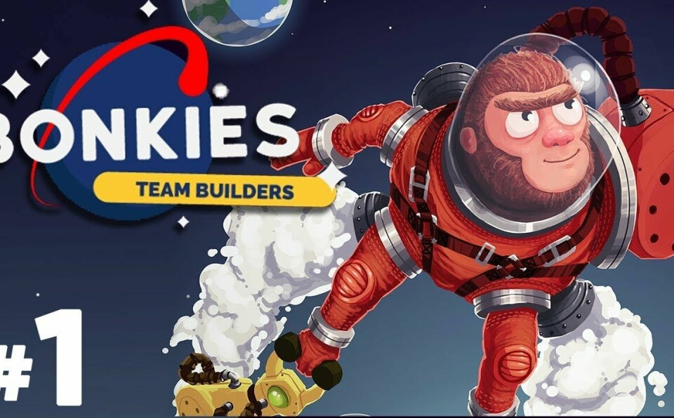 Bonkies - #1 - SPACE MONKEY CONSTRUCTION!!! (4 Player Gameplay)