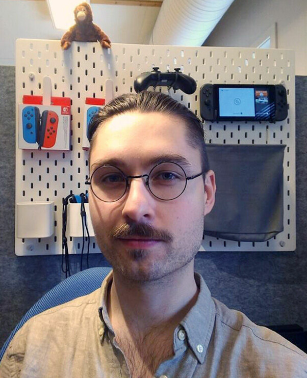 Christer Rebni gikk nærmest rett fra NTNU-studiet til å stifte Studio Gauntlet. 📸: Privat