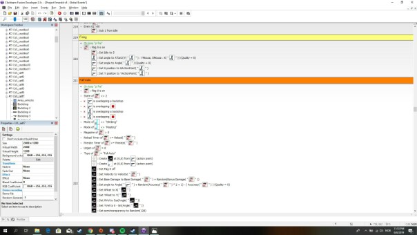 Slik ser det ut når Tobias Edvardsen jobber på Rushaug - Project Emerald i Fusion 2.5.