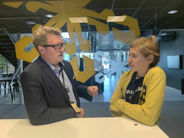 Head of Services i ice, Henrik Lexow (40), synes det er viktig å gi tilbud til unge kodere. 📸: Privat