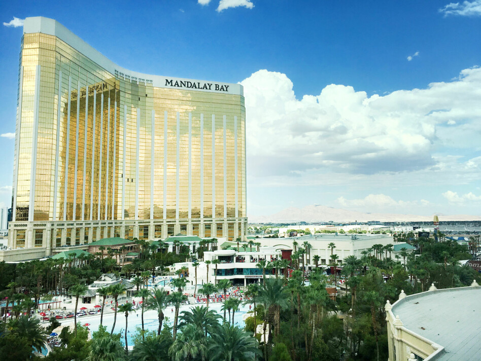 Her inne, i Las Vegas, satt norske Eivind Arvesen og hørte på årets Black Hat Briefings. 📸: Eivind Arvesen