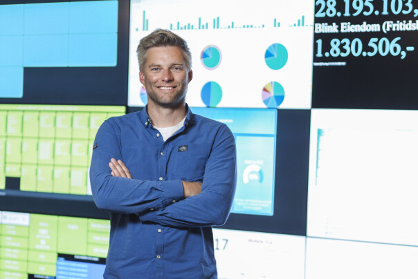 Nicolai Høge er sjef for 140 utviklere i FINN. 📸: Caroline Roka / FINN