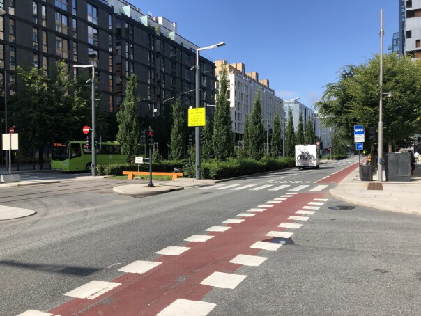 En del av reiseruta til Cailin når hun skal på jobb i Microsoft. 📸Privat