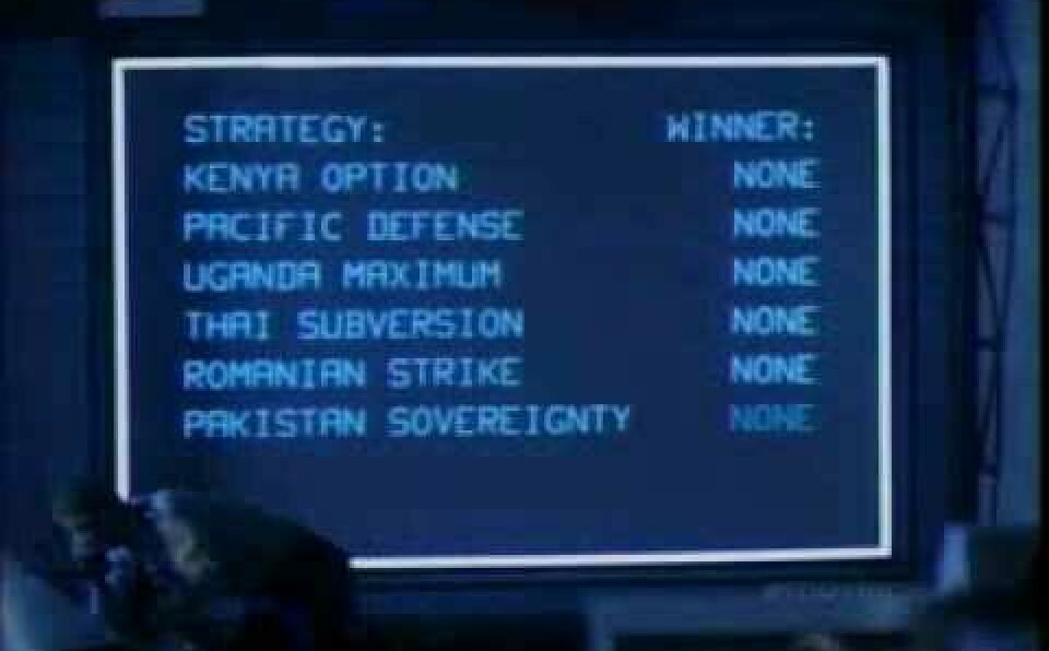 That scene from War Games