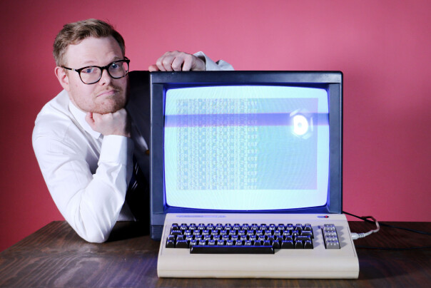 Jørgen Jacobsen er ikke bare kode24s utvikler - han er halve kode24. Hvorfor har ikke flere det sånn? 📸: Ole Petter Baugerød Stokke