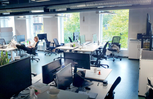 Lokalene rundt Mikael Berg i Just Technologies. 📸: Privat