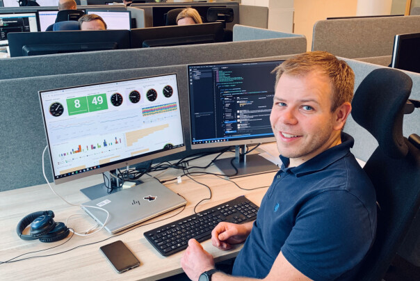 Arkitekt John-Arne Fagerli i Sbanken gleder seg til å rulle ut deres nye mikrotjenester med Kubernetes. 📸: Privat