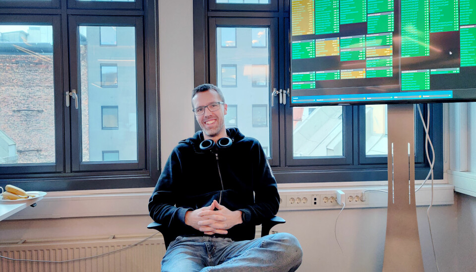 Nils Magnus Larsgård er utvikler i Kodemaker, og forklarer deg hvordan du bruker verktøyet Make. 📸: Privat