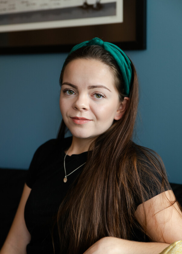 - Jeg var veileder i HTML og CSS dette semesteret, og håper jeg får veilede i Java til våren, forteller Ingrid-Alice Bløtekjær ved Høyskolen Kristiania. 📸: Privat