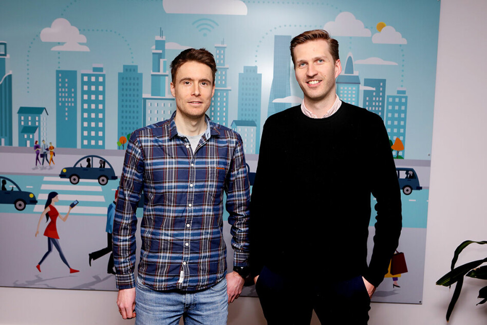 Utviklerne Pål Simen Ellingsen og Sebastian Ramsland har begge begynt å jobbe for Datek. 📸: Datek