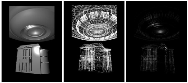 Fra phong shading til wireframe.