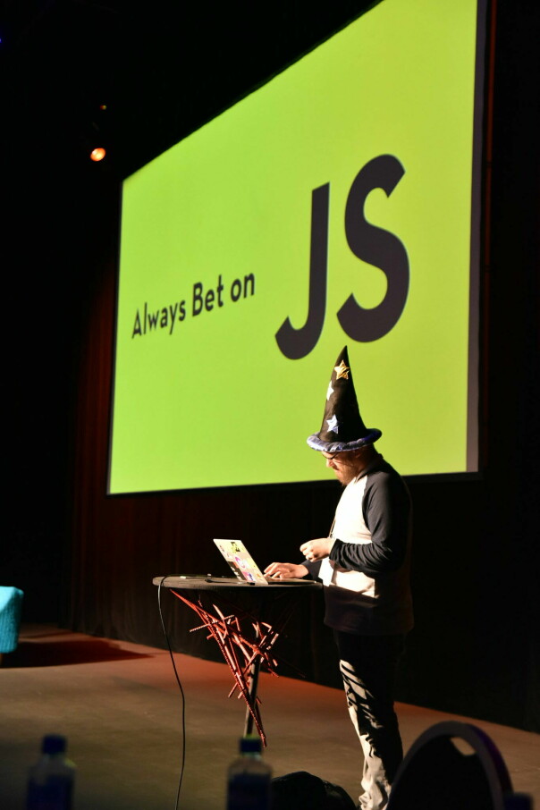 Det er JavaScript som gjelder på Web Rebels. 📸: Web Rebels