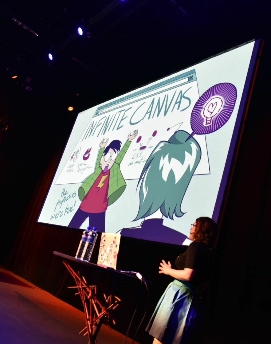 Arrangør Alexandra Leisse forteller at Web Rebels jobber med en allsidig line-up. 📸: Web Rebels