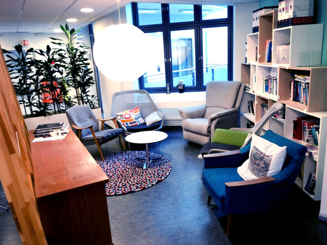 Fellesarealene Nina Angelvik har tilgang på som utvikler i FINN. 📸: Privat