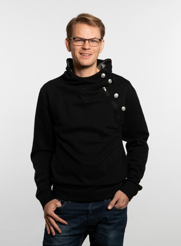 Utviklingssjef Arne Georg Gisnås Gleditsch i videotjenesten Whereby. 📸: Magnus Nordstrand / Whereby