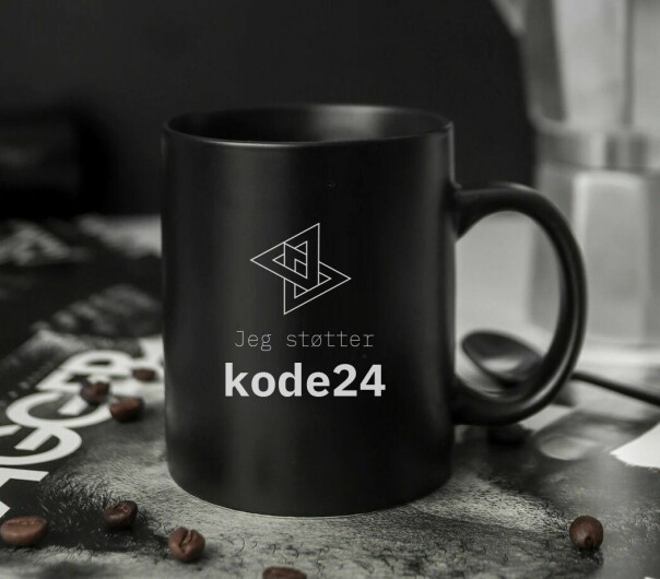 Kaffekopp? Ja, takk! Selvfølgelig vil du gjerne ha kaffekopp. Om den vil se nøyaktig slik ut kan vi ikke love ennå, men vi skal gjøre vårt beste.