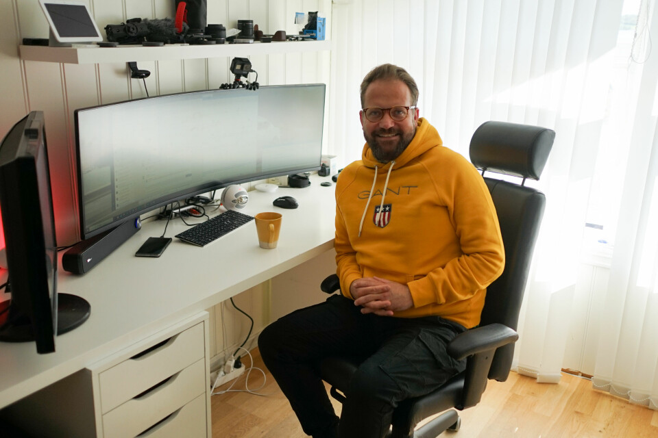 Pål-Andre Kjøniksen i Skill AS jobber med Microsoft-produkter og driver blant annet med no-code. 📸: Privat
