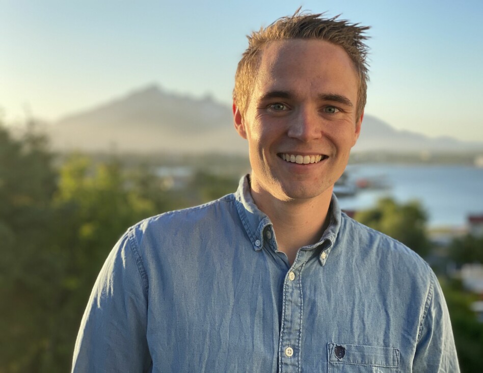 Joakim Sjøhaug har fått seg sommerjobb hos Bekk i Oslo, og hadde planer om å bo i hovedstaden i sommer. Grunnet korona må han jobbe fra Lofoten. 📸: Privat
