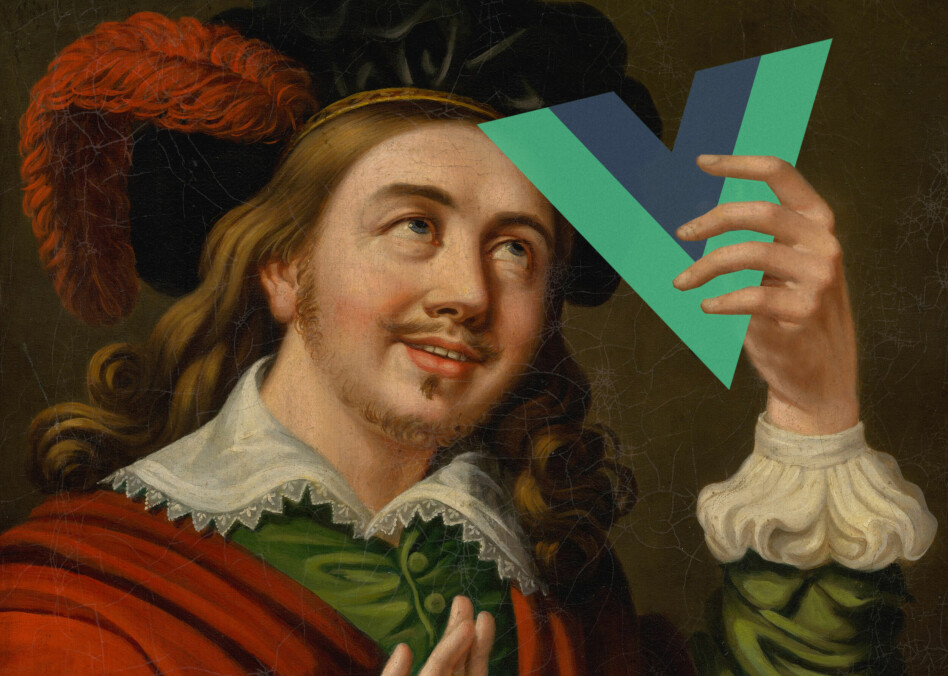 Dekadent norsk utvikler som elsker Vue.js, 2020. 📸: Unsplash / Europeana / Ján Rombauer / Ole Petter Baugerød Stokke