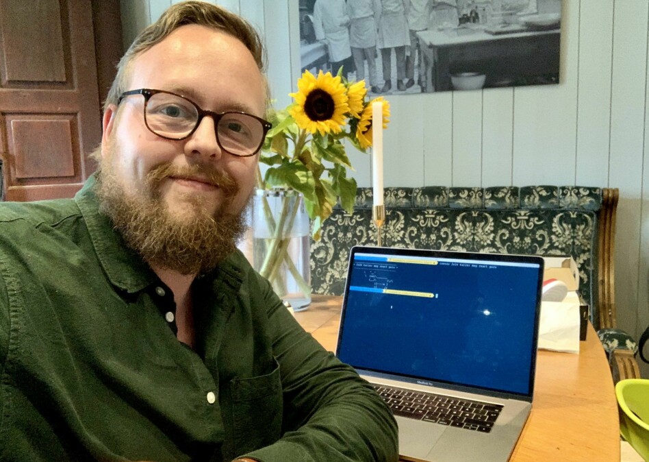 Kristofer Giltvedt Selbekk jobber til vanlig som seniorkonsulent i Bekk. 📸 Privat